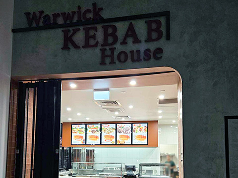 Warwick Kebab House shop fitout